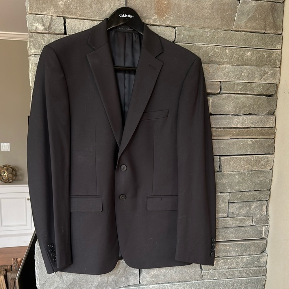 Black Wool Blend Garment
